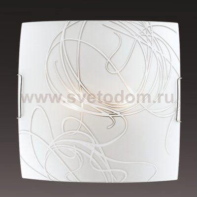 Светильник потолочный Сонекс 3143 хром/белый MOLANO