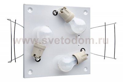 Потолочный светильник Сонекс 3144 хром/белый VASTO