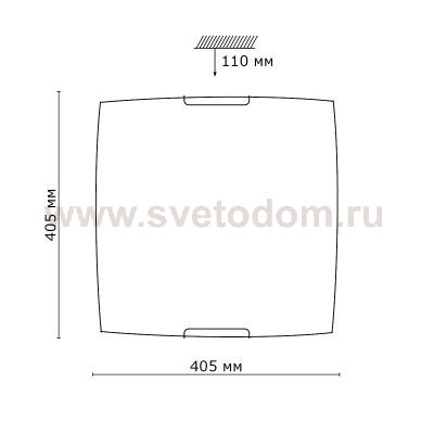 Светильник Сонекс 3155 белый/хром Korda