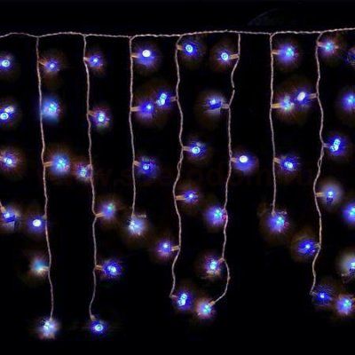 Электрогирлянда cосульки OIC100LSE-B-TI4 100 синих LED, 2м (до 20модулей)
