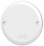 Гуси-электрик С3А4-001 Крышка подрозетника,белая,пластик АБС