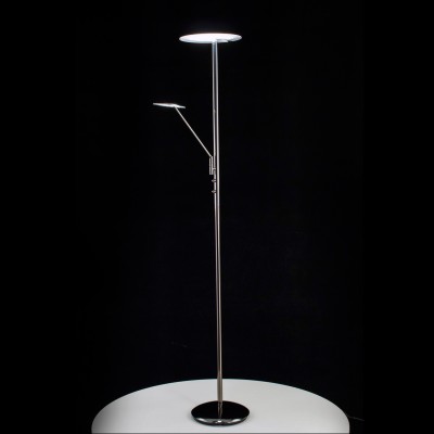 Citilux CL802004 Торшер Citilux CL802004 ТоршерХай-тек<br>Торшер – это не просто функциональный предмет интерьера, позволяющий обеспечить дополнительное освещение, но и оригинальный декоративный элемент. Интернет-магазин «Светодом» предлагает стильные модели от известных производителей по доступным ценам. У нас Вы найдете и классические напольные светильники, и современные варианты. Торшер CL802004 Citilux сразу же привлекает внимание благодаря своему необычному дизайну. Модель выполнена из качественных материалов, что обеспечит ее надежную и долговечную работу. Такой напольный светильник можно использовать для интерьера не только гостиной, но и спальни или кабинета. Купить торшер CL802004 Citilux по выгодной стоимости Вы можете с помощью нашего сайта. Мы доставляем заказы по Москве, Екатеринбургу и другим городам России.<br><br>Тип лампы: LED - светодиодная<br>Тип цоколя: LED<br>Количество ламп: 2<br>MAX мощность ламп, Вт: 18/5<br>Диаметр, мм мм: 280<br>Высота, мм: 1800<br>Цвет арматуры: серебристый