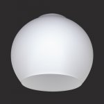 Плафон белый матовый шар 130*100мм E27 (44мм посадка) Евро 9604