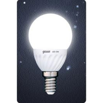 Лампа светодиодная Gauss Led P45 Ceramic Globe 3W E14 4100K (= 30W обычной), EB105301203
Лампа светодиодная Gauss Led P45 Ceramic Globe 3W E14 4100K (= 30W обычной), EB105301203
