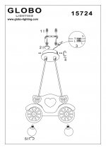 Светильник карета Globo 15724 Kita
