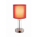 Настольная лампа с красным абажуром Globo 24647 