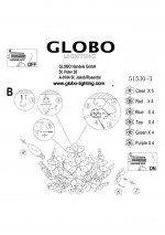 Люстра для детской Globo 51530-3 Rainbow