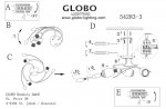 Светильник Globo 54283-3 Bosporus