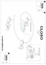 Люстра поворотная Globo 5436-3 Lord