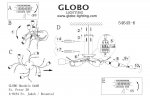 Люстра потолочная Globo 54645-6