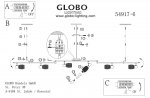 Светильник Globo 54917-6 Cyclone
