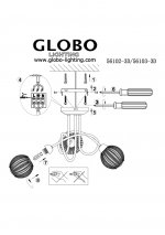 Люстра Globo 56102-3D Degray