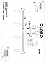 Светильник светодиодный 20Вт Globo 56184-4 Tina