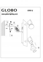 Светильник Globo 5787-2 Carea