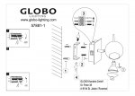 Светильник Globo 57881-1 Oberon