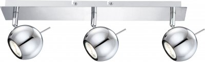 Спот Globo 57881-3L Спот Globo 57881-3LОжидается<br><br><br>Тип цоколя: GU10 LED<br>Ширина, мм: 440<br>Высота, мм: 80<br>Цвет арматуры: хром серебристый