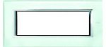 Legrand Bticino Axolute HA4806VKA Кристалл Рамка 6 модулей прямоугольная