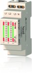 Zamel Указатель уровня напряжения 3Ф 195-245VAC IP20 на DIN рейку (LDM-30)