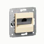 Legrand Cariva Крем Розетка компьютерная 1-ая RG 45 UTP 6 кат 773741