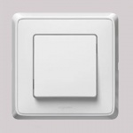 Legrand Cariva Белый Выключатель 1-клавишный IP44, влагост. 773609
