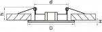 Светильник встраиваемый Lightstar 11015 Lega 16