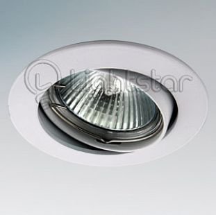 Lightstar LEGA 11020 Светильник Lightstar LEGA 11020 СветильникКруглые<br>Встраиваемые светильники – популярное осветительное оборудование, которое можно использовать в качестве основного источника или в дополнение к люстре. Они позволяют создать нужную атмосферу атмосферу и привнести в интерьер уют и комфорт. Интернет-магазин «Светодом» предлагает стильный встраиваемый светильник Lightstar 11020. Данная модель достаточно универсальна, поэтому подойдет практически под любой интерьер. Перед покупкой не забудьте ознакомиться с техническими параметрами, чтобы узнать тип цоколя, площадь освещения и другие важные характеристики. Приобрести встраиваемый светильник Lightstar 11020 в нашем онлайн-магазине Вы можете либо с помощью «Корзины», либо по контактным номерам. Мы развозим заказы по Москве, Екатеринбургу и остальным российским городам.<br><br>Тип лампы: галогенная/LED<br>Тип цоколя: MR16 / gu5.3 / GU10<br>Количество ламп: 1<br>MAX мощность ламп, Вт: 50<br>Диаметр, мм мм: 85<br>Размеры: Диаметр врезного отверстия<br>Диаметр врезного отверстия, мм: 75<br>Высота, мм: 5<br>Цвет арматуры: белый