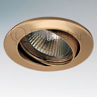 Lightstar LEGA 11022 Светильник Lightstar LEGA 11022 СветильникКруглые<br>Встраиваемые светильники – популярное осветительное оборудование, которое можно использовать в качестве основного источника или в дополнение к люстре. Они позволяют создать нужную атмосферу атмосферу и привнести в интерьер уют и комфорт. Интернет-магазин «Светодом» предлагает стильный встраиваемый светильник Lightstar 11022. Данная модель достаточно универсальна, поэтому подойдет практически под любой интерьер. Перед покупкой не забудьте ознакомиться с техническими параметрами, чтобы узнать тип цоколя, площадь освещения и другие важные характеристики. Приобрести встраиваемый светильник Lightstar 11022 в нашем онлайн-магазине Вы можете либо с помощью «Корзины», либо по контактным номерам. Мы развозим заказы по Москве, Екатеринбургу и остальным российским городам.<br><br>Тип лампы: галогенная/LED<br>Тип цоколя: MR16 / gu5.3 / GU10<br>Количество ламп: 1<br>MAX мощность ламп, Вт: 50<br>Размеры: Диаметр врезного отверстия<br>Цвет арматуры: Золотой