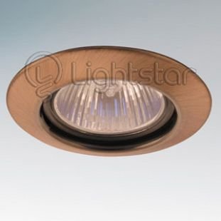 Lightstar TESO 11078 Светильник Lightstar TESO 11078 СветильникКруглые<br>Встраиваемые светильники – популярное осветительное оборудование, которое можно использовать в качестве основного источника или в дополнение к люстре. Они позволяют создать нужную атмосферу атмосферу и привнести в интерьер уют и комфорт. Интернет-магазин «Светодом» предлагает стильный встраиваемый светильник Lightstar 11078. Данная модель достаточно универсальна, поэтому подойдет практически под любой интерьер. Перед покупкой не забудьте ознакомиться с техническими параметрами, чтобы узнать тип цоколя, площадь освещения и другие важные характеристики. Приобрести встраиваемый светильник Lightstar 11078 в нашем онлайн-магазине Вы можете либо с помощью «Корзины», либо по контактным номерам. Мы доставляем заказы по Москве, Екатеринбургу и остальным российским городам.<br><br>Тип лампы: галогенная/LED<br>Тип цоколя: MR16 / G5,3 / GU10<br>Количество ламп: 1<br>MAX мощность ламп, Вт: 50<br>Размеры: Диаметр врезного отверстия<br>Цвет арматуры: бронзовый