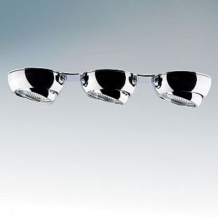 Lightstar OCULA 11803 Светильник Lightstar OCULA 11803 СветильникДекоративные<br>Встраиваемые светильники – популярное осветительное оборудование, которое можно использовать в качестве основного источника или в дополнение к люстре. Они позволяют создать нужную атмосферу атмосферу и привнести в интерьер уют и комфорт. Интернет-магазин «Светодом» предлагает стильный встраиваемый светильник Lightstar 11803. Данная модель достаточно универсальна, поэтому подойдет практически под любой интерьер. Перед покупкой не забудьте ознакомиться с техническими параметрами, чтобы узнать тип цоколя, площадь освещения и другие важные характеристики. Приобрести встраиваемый светильник Lightstar 11803 в нашем онлайн-магазине Вы можете либо с помощью «Корзины», либо по контактным номерам. Мы доставляем заказы по Москве, Екатеринбургу и остальным российским городам.<br><br>Тип товара: Светильник<br>Тип цоколя: MR16 / G5,3 / GU10<br>Количество ламп: 3<br>MAX мощность ламп, Вт: 50<br>Размеры: Диаметр врезного отверстия 3x65 Высота встраиваемой части 65 D 85x350 H 35<br>Цвет арматуры: серебристый