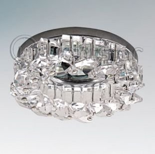 Lightstar ROCCO 30504 Светильник Lightstar ROCCO 30504 СветильникХрустальные<br>Встраиваемые светильники – популярное осветительное оборудование, которое можно использовать в качестве основного источника или в дополнение к люстре. Они позволяют создать нужную атмосферу атмосферу и привнести в интерьер уют и комфорт. Интернет-магазин «Светодом» предлагает стильный встраиваемый светильник Lightstar 30504. Данная модель достаточно универсальна, поэтому подойдет практически под любой интерьер. Перед покупкой не забудьте ознакомиться с техническими параметрами, чтобы узнать тип цоколя, площадь освещения и другие важные характеристики. Приобрести встраиваемый светильник Lightstar 30504 в нашем онлайн-магазине Вы можете либо с помощью «Корзины», либо по контактным номерам. Мы развозим заказы по Москве, Екатеринбургу и остальным российским городам.<br><br>Тип цоколя: 12В/220В MR11 GU4 либо 220В HP16 GU10<br>Количество ламп: 1<br>MAX мощность ламп, Вт: 50<br>Размеры: Диаметр вырезного отверстия<br>Цвет арматуры: серебристый