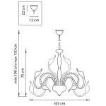 Люстра подвесная Lightstar 751244 Cigno Collo