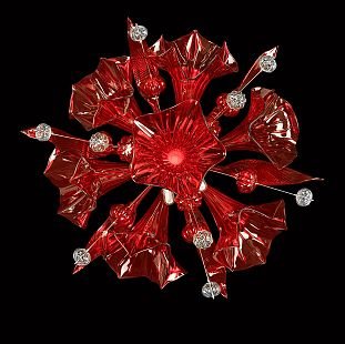 Светильник настенный бра Lightstar 893622 CELESTA Светильник настенный бра Lightstar 893622 CELESTAФлористика<br><br><br>Тип цоколя: G9<br>Количество ламп: 6<br>MAX мощность ламп, Вт: 25<br>Размеры: W700 H700 отступ<br>Оттенок (цвет): красный<br>Цвет арматуры: серебристый