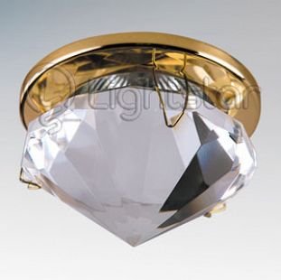Lightstar DIAMAND 9002 Светильник Lightstar DIAMAND 9002 СветильникХрустальные<br>Встраиваемые светильники – популярное осветительное оборудование, которое можно использовать в качестве основного источника или в дополнение к люстре. Они позволяют создать нужную атмосферу атмосферу и привнести в интерьер уют и комфорт. Интернет-магазин «Светодом» предлагает стильный встраиваемый светильник Lightstar 9002. Данная модель достаточно универсальна, поэтому подойдет практически под любой интерьер. Перед покупкой не забудьте ознакомиться с техническими параметрами, чтобы узнать тип цоколя, площадь освещения и другие важные характеристики. Приобрести встраиваемый светильник Lightstar 9002 в нашем онлайн-магазине Вы можете либо с помощью «Корзины», либо по контактным номерам. Мы развозим заказы по Москве, Екатеринбургу и остальным российским городам.<br><br>Тип лампы: галогенная/LED<br>Тип цоколя: MR16 / gu5.3 / GU10<br>Количество ламп: 1<br>MAX мощность ламп, Вт: 50<br>Размеры: Диаметр врезного отверстия<br>Цвет арматуры: Золотой