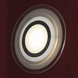 Светильник Lussole LSN-0751-01 Светильник Lussole LSN-0751-01Круглые<br>Настенный светильник Lussole LSN-0751-01 всегда будет находиться в центре внимания Ваших гостей! Сочетание круглой формы и «смелого» рисунка, в котором присутствуют черный, белый и серый оттенки, выглядит очень эффектно и стильно. В любой комнате этот источник света придется «к месту» и в качестве подсветки небольшой по площади зоны и в качестве самостоятельного элемента декора. Чтобы интерьер выглядел «цельным», гармоничным и уютным, рекомендуем Вам основную цветовую палитру выбрать из аналогичных оттенков, добавив не более трех контрастных тонов в аксессуарах.<br><br>S освещ. до, м2: 2<br>Тип лампы: LED - светодиодная<br>Тип цоколя: LED<br>Количество ламп: 1<br>MAX мощность ламп, Вт: 5<br>Диаметр, мм мм: 260<br>Расстояние от стены, мм: 60