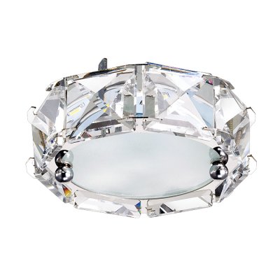 Novotech NEVIERA 357148 Встраиваемый светильник Novotech NEVIERA 357148 Встраиваемый светильникКруглые LED<br>Встраиваемый светодиодный светильник модели Novotech 357148 из серии NEVIERA отличается следующим качеством: Светильник сделан из стали. Её главным преимуществом является большой период эксплуатации. Сталь по праву можно считать вечным материалом. Так же преимуществами являются устойчивость к химическим, атмосферным и механическим воздействиям и эстетичный внешний вид. Благодаря зеркальной полировке, обеспечивается высокая стойкость металла к коррозии. Рассеиветель - матовое стекло. Стекло экологично, не тускнеет и не меняет своего оттенка со временем, не покрывается некрасивым налетом и легко выдерживает перепады температур. Декоративное украшение произведено из хрусталя. Он обладает высоким показателем плотности, прозрачности и блеска. Благодаря содержанию свинца (не менее 30%) и определённому подбору углов, образуемых гранями, изделия из хрусталя отличаются необыкновенно яркой, многоцветной игрой света, чарующей магией красоты, совершенства и роскоши.<br><br>S освещ. до, м2: 3<br>Цветовая t, К: 4000<br>Тип лампы: LED<br>Количество ламп: 1<br>MAX мощность ламп, Вт: 3<br>Диаметр, мм мм: 95<br>Диаметр врезного отверстия, мм: 60<br>Высота, мм: 52<br>Оттенок (цвет): серебристый<br>Цвет арматуры: серебристый хром