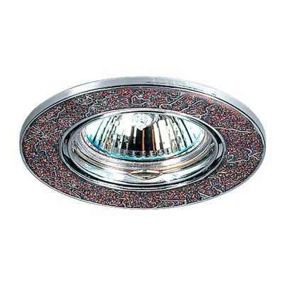 Novotech STONE 369284 Точечный встраиваемый светильник Novotech STONE 369284 Точечный встраиваемый светильникКруглые<br>Декоративный встраиваемый поворотный светильник модели Novotech 369284 из серии STONE отличается следующим качеством: Светильник сделан из алюминиевого литья. Это сплав, основными достоинствами которого являются — устойчивость к практически всем видам негативного воздействия окружающей среды, коррозии, небольшой вес, по сравнению с другими видами металла и экологическая безопасность материала.<br><br>S освещ. до, м2: 3<br>Тип лампы: галогенная<br>Тип цоколя: GU5.3 (MR16)<br>Количество ламп: 1<br>MAX мощность ламп, Вт: 50<br>Диаметр, мм мм: 88<br>Диаметр врезного отверстия, мм: 68<br>Высота, мм: 30<br>Оттенок (цвет): цветной<br>Цвет арматуры: серебристый