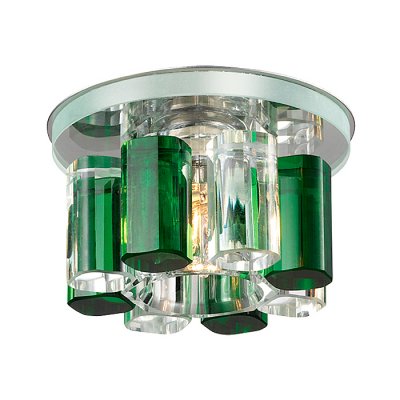 Novotech CARAMEL 3 369357 Встраиваемый светильник Novotech CARAMEL 3 369357 Встраиваемый светильникКруглые<br>Декоративный встраиваемый светильник модели Novotech 369357 из серии CARAMEL 3 отличается следующим качеством: Основание светильника сделано из металла. Это популярный и востребованный материал благодаря ряду качеств. К ним относится: повышенная прочность, износостойкость и долговечность. Декоративный плафон произведён из оптического стекла. От обычного стекла оптическое, отличается особенно высокой прозрачностью, чистотой, бесцветностью, однородностью, а также строго нормированными преломляющей способностью, дисперсией, в необходимых случаях - цветом.<br><br>S освещ. до, м2: 2<br>Тип лампы: галогенная<br>Тип цоколя: G9<br>Количество ламп: 1<br>MAX мощность ламп, Вт: 40<br>Диаметр, мм мм: 105<br>Диаметр врезного отверстия, мм: 50<br>Высота, мм: 70<br>Оттенок (цвет): прозрачно-зелёный<br>Цвет арматуры: серебристый