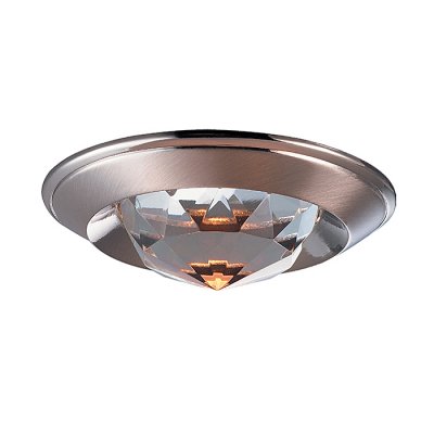 Novotech GLAM 369426 Встраиваемый светильник Novotech GLAM 369426 Встраиваемый светильникКруглые<br>Декоративный встраиваемый неповоротный светильник модели Novotech 369426 из серии GLAM отличается следующим качеством: Светильник сделан из алюминиевого литья. Это сплав, основными достоинствами которого являются — устойчивость к практически всем видам негативного воздействия окружающей среды, коррозии, небольшой вес, по сравнению с другими видами металла и экологическая безопасность материала. Декоративный плафон произведён из хрусталя. Он обладает высоким показателем плотности, прозрачности и блеска. Благодаря содержанию свинца (не менее 30%) и определённому подбору углов, образуемых гранями, изделия из хрусталя отличаются необыкновенно яркой, многоцветной игрой света, чарующей магией красоты, совершенства и роскоши.<br><br>S освещ. до, м2: 3<br>Тип лампы: галогенная<br>Тип цоколя: GU5.3 (MR16)<br>Количество ламп: 1<br>MAX мощность ламп, Вт: 50<br>Диаметр, мм мм: 80<br>Диаметр врезного отверстия, мм: 65<br>Высота, мм: 40<br>Цвет арматуры: серебристый