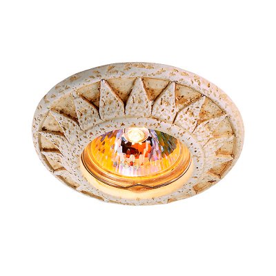 Novotech SANDSTONE 369534 Встраиваемый светильник Novotech SANDSTONE 369534 Встраиваемый светильникГипсовые<br>Декоративный встраиваемый неповоротный светильник модели Novotech 369534 из серии SANDSTONE отличается следующим качеством: Светильник произведён из натурального камня песчаника. Его главные преимущества - долговечность, уникальные экологические и бактерицидные качества, чистота цвета, однородность структуры, малое влагопоглощение. Сложность в обработке компенсируется красотой и долговечностью изделия. Песчаник используется в течение многих веков и сегодня находится на пике популярности. Светильник, созданный из песчаника, позволит внести в интерьер нотку роскоши и неповторимый дух вечности. Использование натурального камня в изготовлении светильника создаст особое настроение в Вашем доме.<br><br>S освещ. до, м2: 3<br>Тип лампы: галогенная<br>Тип цоколя: GU5.3 (MR16)<br>Количество ламп: 1<br>MAX мощность ламп, Вт: 50<br>Диаметр, мм мм: 100<br>Диаметр врезного отверстия, мм: 65<br>Высота, мм: 40<br>Цвет арматуры: бежевый