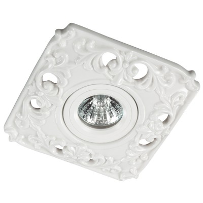 Novotech OLA 370204 Встраиваемый декоративный светильник Novotech OLA 370204 Встраиваемый декоративный светильникКвадратные<br>Встраиваемый декоративный светильник модели Novotech 370204 из серии OLA отличается следующим качеством: Светильник сделан из фарфора. Основным его преимуществом является то, что со временем он не теряет таких своих качеств, как крепость, плотность, прочность, блеск и полупрозрачность. Не подвластен фарфор и коррозии.<br><br>Тип лампы: Накаливания, светодиодная, энергосберегающая<br>Тип цоколя: GX5.3<br>Количество ламп: 1<br>MAX мощность ламп, Вт: 50<br>Диаметр, мм мм: 135<br>Высота, мм: 60<br>Поверхность арматуры: матовый<br>Цвет арматуры: белый