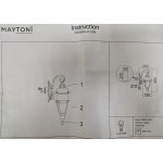 Светильник уличный настенный Maytoni O029WL-01GN зеленая патина