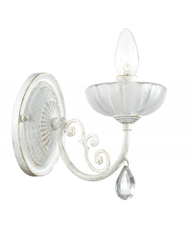 Светильник бра Odeon light 3139/1W PERLITA Светильник бра Odeon light 3139/1W PERLITAКлассические<br>Отличный вариант домашнего освещения Odeon light Бра 3139/1W серии PERLITA оформлена в классическом стиле. Светильник состоит из белой с золотой патиной арматуры, украшенной хрустальными подвесками и ажурным металлическим элементом. Данная модель очень эффектно будет смотреться в любом интерьере благодаря изысканности своего дизайна. Цоколь E14. Мощность 1*60W. Нет ламп в комплекте.<br><br>Тип цоколя: E14<br>Цвет арматуры: белый с золотистой патиной<br>Количество ламп: 1<br>Ширина, мм: 120<br>Длина, мм: 230<br>Высота, мм: 310<br>MAX мощность ламп, Вт: 60