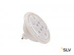 Лампочка ES111 1000941 SLV LED LED, 220В, 7.3Вт, 13°, 2700K, 730лм, белый корпус