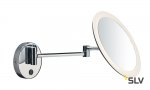 SLV 1001503 MAGANDA WL настенное зеркало косметическое IP44 с подсветкой 4.2Вт с LED 3000К, 70лм, хром/ белый