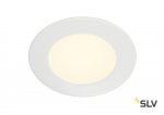 SLV 112161 Downlight DL 126 LED, rund, weiss, 3W LED, 2700K