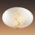 Настенно-потолочный светильник Сонекс 207 золото/белый/декор желт BARLI