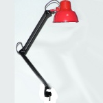 Настольная лампа со трубциной Трансвит Бета-К 60W Е27 красный