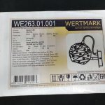 Светильник настенный бра Wertmark WE263.01.001 DELFINA