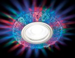 Светильник точечный Ambrella S310 CH/RG хром/прозрачный хрусталь/MR16+3W(LED RGB) COMPO SPOT
