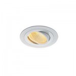 SLV 114221 NEW TRIA LED DL ROUND Set, mattweiss, 12W, 38°, 2700K, inkl. Treiber, Clipfed.